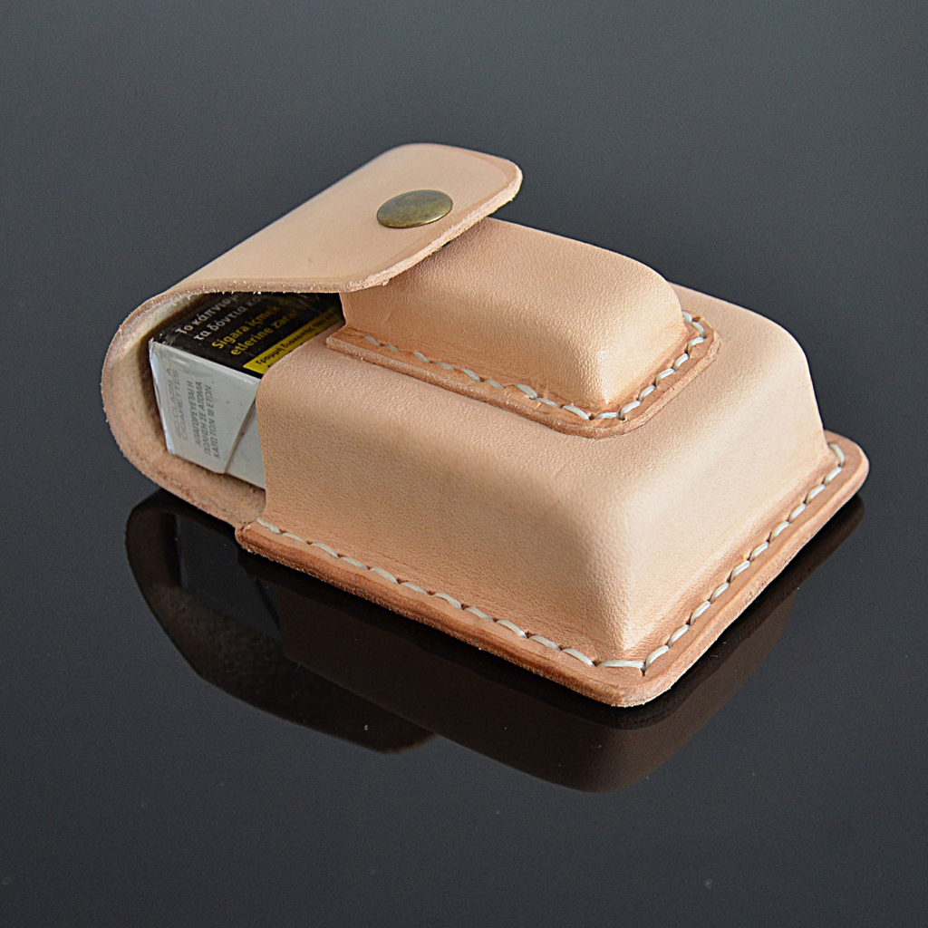 Handmade Custom Made Genuine Leather Cowhide Cigarette Case Pocket Holder  Box | eBay